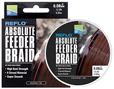 Tresse Coup Preston Absolute Feeder Braid 0.12MM 150M