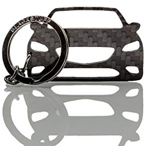BlackStuff Carbon Karbonfaser Schlüsselanhänger Kompatibel mit 6 2012-2018 MPS BS-640