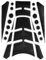 Alamor Adesivo per Moto Pad Adesivi per Honda/Suzuki/Yamaha/Kawasaki - Argento