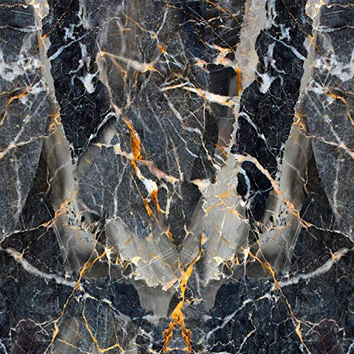 decomonkey Fototapete selbstklebend Tapetenrolle 10 m Tapete Vliestapete Deko Panel Modern Design Wanddeko Wohnzimmer Schlafzimmer Wandtapete | Stainwand Stein Marmor-effekt