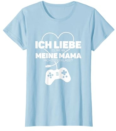 Gamer Teenager Geschenk Mama Kind Jungen Gaming Zocker T-Shirt