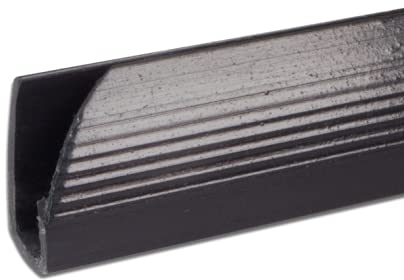 Klemmschienen zum Binden von Dokumenten, ohne Lochungen, schwarz, 4 mm, 100 Stück, für bis zu 15 Blatt