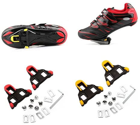 XIGAWAY Fahrrad-Stollen SPD-SL Cleat Set Rennrad Pedal Cleats Dura Ace, Ultegra:SM-SH11 sh-10 sh-12
