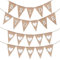 JGA Deko Frauen Bride to be Girlande Herz Jute Bunting Wimpelkette JGA Bride to be Banner zum Aufhängen für Bachelorette Party Deko Braut Party Hochzeit Junggesellinnenabschied