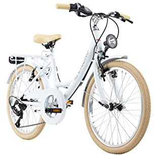 KS Cycling Kinderfahrrad 20'' Balloon weiß RH 34 cm