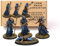 Grinning Gargoyle - DND Miniatures Wizards 4 Pack - 28mm Resin Tabletop Fantasy RPG Miniatures - Paintable Player Character Fantasy Figures with Amazing Detail - DnD Minis (Wizard)