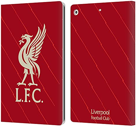 Head Case Designs Offizielle Liverpool Football Club Home 2021/22 Leder-Wallet-Hülle Kompatibel mit Apple iPad 10.2 2019/2020/2021