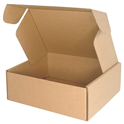 PACK4YA 200×150×70mm kleine Pakete für Versand versandbox Verpackungskartons faltkarton Versandkartons für die Verpackung päckchen kartonschachteln GLS DHL UPS Geschäft oder Geschenk (10 Stück)