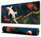 Ovenbird Extended Gaming Computer Mouse Pad, Large Gaming Mousepad for Desk, Japanese Anime Desk Pad with Cherry Blossom, Cool Desk Mat for Keyboard and Mouse, Blue, 31.5 x 11.8 x 0.12 inches