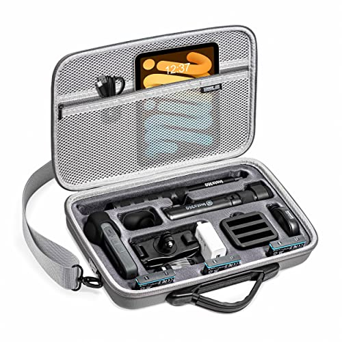 Tomat X3 Tragetasche für Insta360 X3 mit Schultergurt, Wasserdicht, Sturzsicher, Stoßabsorbierend Case für Insta360 X3 Action-Kamera Zubehör für Sport, Reise