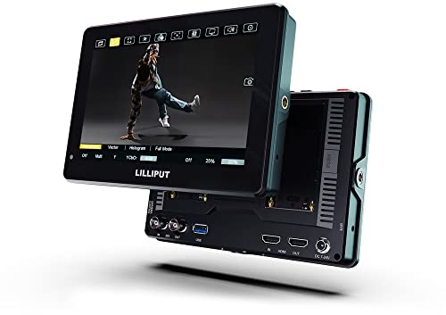 LILLIPUT HT7S 7 pollici Camera Monitor Ultra Brightness 2000 Nits Touch Screen HDMI 2.0 3G SDI 60HZ 1920 * 1200 3D LUT Outdoor Sunlight Readable with Power Adapter