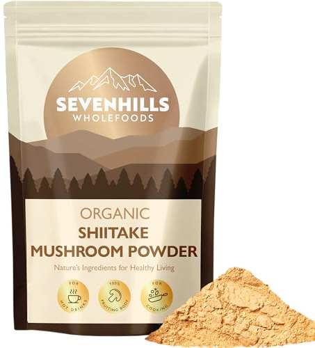 Sevenhills Wholefoods Organic Shiitake Mushroom Powder 100g