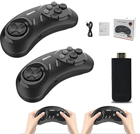 Console di gioco retrò classica wireless a 16 bit per Sega Genesis Game Stick HD compatibile 2700+ Gioco per MD MEGA Drive 2 Videogiochi presenti