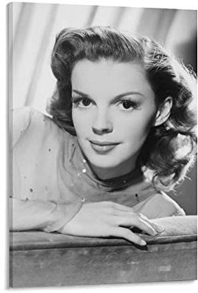 ACIDI Leinwandbild 30 * 50cm Attrici di scena Judy Garland Pittura retrò Poster su tela Stampe arte murale Quadro Senza Cornice