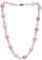 TreasureBay Handmade Womens Beaded Necklace Natural Gemstones Healing Crystal Jewellery (Pink Rose Quartz)