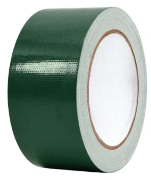 MJJ Fashion Duct Tape Waterproof Strong Gaffer Heavy Duty Duct Tape, Adhesive Tape Multi-Use for Indoor/Outdoor | Ultra Strong and High Strength Adhesive Tape Super Sticky Duct Tape (Green, 48mmx10M)