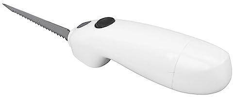 Couteau à Filet électrique Rechargeable sans Fil en Acier Inoxydable, Couteau électrique sans Fil Couteau à Steak électrique sans Fil Couteau à Découper électrique pour Viandes