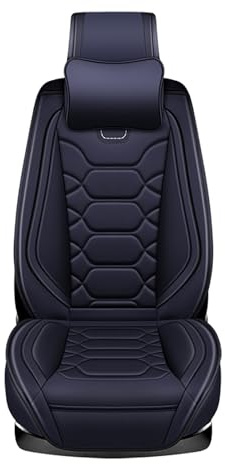nenyan Autositzbezüge Komplett Set Universal in Premium Design | Schonbezüge für die Vordersitze & Rückbank | Auto Sitzbezüge Airbag Geeignet | Wasserdicht Sitzbezug - Schwarz