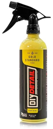 DIY Detail Gold Standard-Autopolitur, Glanz und Schutz für Ihr Fahrzeug, beseitigt feine Wirbel und Handtuchspuren, 473 ml