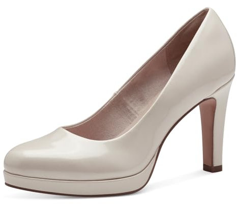 Tamaris Damen Pumps Stilettoabsatz Vegan; Champagne, EU 40