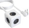 1.45 M Kabel Mehrfachsteckdosen, 5 Fach Mehrfachsteckdose Steckdosenadapter (16A/3680W), für Büro, Zuhause, Reisen