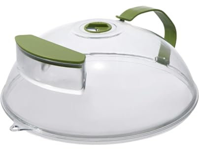 Microwave Splatter With Water Steamer | Transparent Microwave Plate Food With Handle | Microwave Lid With Water Storage Box | Microwave Lid Cover For Food and Meal Prep