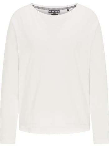 Elbsand Damen Longsleeve ESWTinna dünnes Langarm-Shirt mit Rückenprint