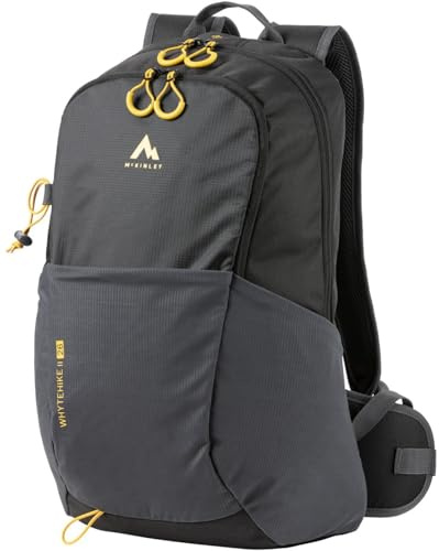 Mckinley Unisex – Erwachsene Wander-Rucksack Whytehike 26L Ii, Grey/Asphalt/YEL, 26