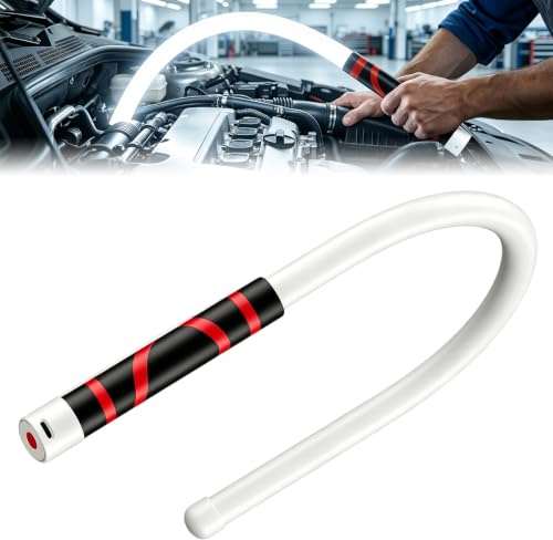 Piashow Lámpara de trabajo LED flexible, linterna LED con 3 niveles de brillo, lámpara portátil impermeable para espacios estrechos, reparaciones e inspecciones de automóviles