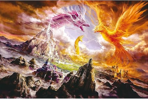 1000 Pieces Jigsaw Puzzle Fantasy Series Ancient Mythical Beast Entertainment Toys for Adult Gift Home Decor26x38cm