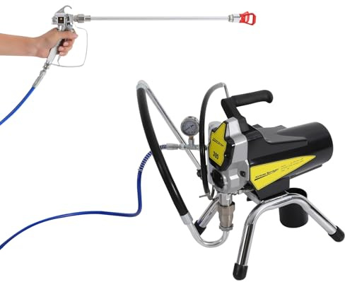 Airless Farbsprügerät 3000PSI 2200W 23 Mpa Airless Spritzgerät Lackiergerät Airless Painter Sprayer Farbspritzgerät Farbspritzgerät Farbspritzgerät Farbspritzsystem mit Sprühdüse,Spritzschlauch