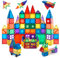 ChildreN HUB 60pcs Magnetic Building Blocks Set - Construction Kit Educational STEM Toys For Kids (Stronger Magnets)