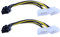 zdyCGTime 8 Pin to Dual 4 Pin Power Cable Graphics card Power Cable(2-Pack) 8 Pin to Dual 4 Pin Power Cable Graphics card Power Cable(2-Pack)