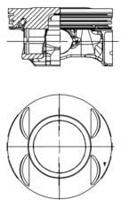 Kolbenschmidt 40199610 Piston & Rings
