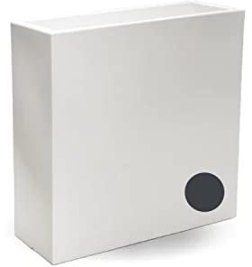 Vaso Fioriera In Resina Rettangolare H 80 CM Antracite mod. Flowerpot Top
