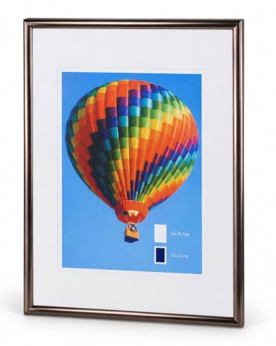 IDEAL TREND New Lifestyle Set Bilderrahmen Wanddeko Collage Poster Rahmen 2er 3er 5er Pack: Farbe: 5er Pack Stahl | Format: 21x29,7 DIN A4