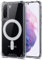 JProtect für Samsung Galaxy S21 Hülle für Magsafe (TOP Schutz & Magnetkraft) Magnetische Handyhülle Transparent für Samsung S21 - Hülle Magnet für MagSafe Zubehör Case Stoßfest