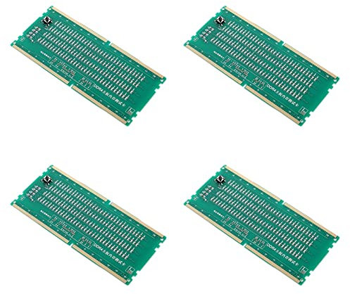 NONDK 4 x DDR4 Memory RAM Slot Out LED Tester Desktop Motherboard Repair Analyzer