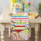Happy Birthday Tischläufer, Tischläufer mit Aufschrift Happy Birthday Deko Tischläufer Kuchen Geschenk Tischwäsche für Geburtstagsparty Tischdeko Geburtstag Party Dekoration 72x13 Zoll