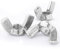 Topnorm24 – DIN 315 Flügelmuttern M8-10 Stück Schmetterlingsmuttern Edelstahl A2 V2A metrische rostfreie hochwertige Flügelmutter Wing Nut (10, M8)
