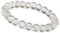 Joyas Minerales Weißer Quarz-Armband – 100% echte Natursteine | Bequem & elegant | Elastische koreanische Schnur | Inkl. Geschenkbox (Weißer Quarz, 8mm)