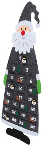 Cabilock 2 Stk Countdown-Wandkalender Weihnachtsmann Adventskalender 2020 Feiertag Adventskalender countdown kalender countdown calender Countdown-Kalender Weihnachtskalender Weihnachtsbaum