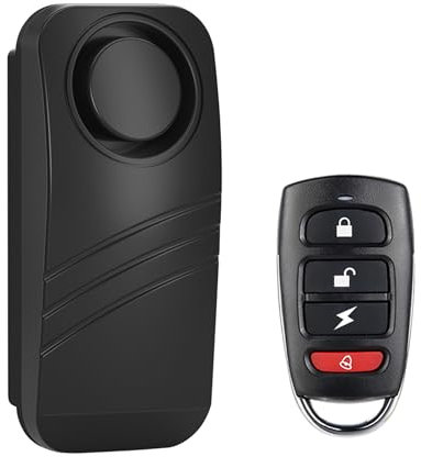 Allarme per bicicletta con sensori di vibrazione wireless: allarme per moto con telecomando, allarme antifurto da 100 dB, allarme antifurto per bicicletta, accessori scooter, allarme antifurto, per