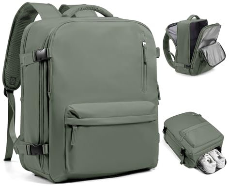 Handgepäck Rucksack 45X36X20 für Easyjet Reiserucksack Wasserdichter Unter Dem Sitz Handgepäck Rucksack Flugzeuge Reisetasche Weekendertasche Wanderrucksack Lässiger Tagesrucksack,H6-Armeegrün