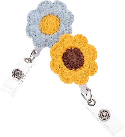 Operitacx 8 Pièces porte-badge badges personnalisés collier de serrage plastique boucle porte-nom clip de bobine de badge titulaire de cartes d'identité boucles de cartes d'infirmière