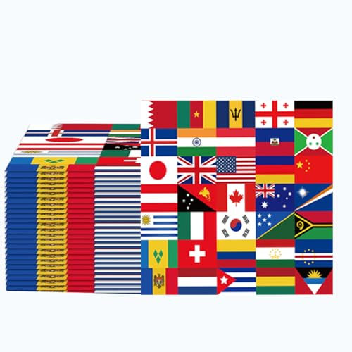 20Pcs International World Flags Napkins Serviettes,16x16cm World Country Flags Tissue Napkins Nations Tableware for VE Day 80th Anniversary Decoration Europe International Feast Sports Event Party