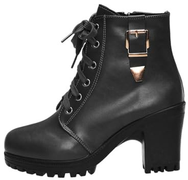 warehouse deal Langschaft Stiefel Damen Leder Damen Chelsea Mit Rutschfest Sohle Casual Spitze Zehe Klobiger Blocka schuhe damen sale marken stiefeletten damen schuhe herren
