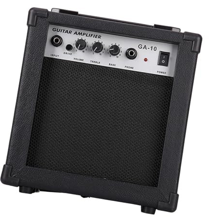 Amagogo Amplificador de guitarra eléctrica Sin fuente de alimentación Piezas de guitarra eléctrica de práctica universal de sonido de amplificador