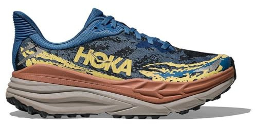 Hoka Men's Stinson 7 Sneaker, Foggy Night/Cardamom, 11.5 UK