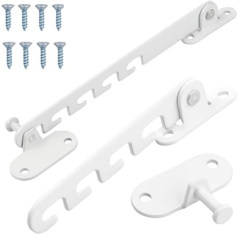 Zwenjuan Fensterfeststeller,2 Stück Kipp-Regler für Fenster Fensterstopper Metall Kippfensterschutz Fensterfeststeller für Kippfenster,für Einstellen der Fensteröffnung